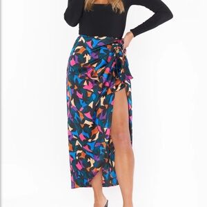 NWT show me your mumu wrap skirt